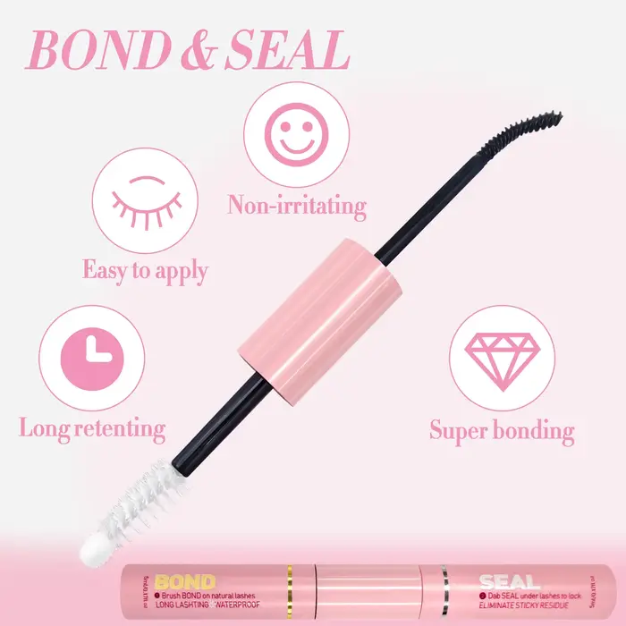 Kit de cils DIY, dont la colle et les pincettes