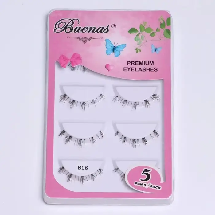 5 paires de cils inférieurs Pack 8 Styles différents sous les cils cils inférieurs doux 100% cils inférieurs à bande transparente faits à la main nouveau