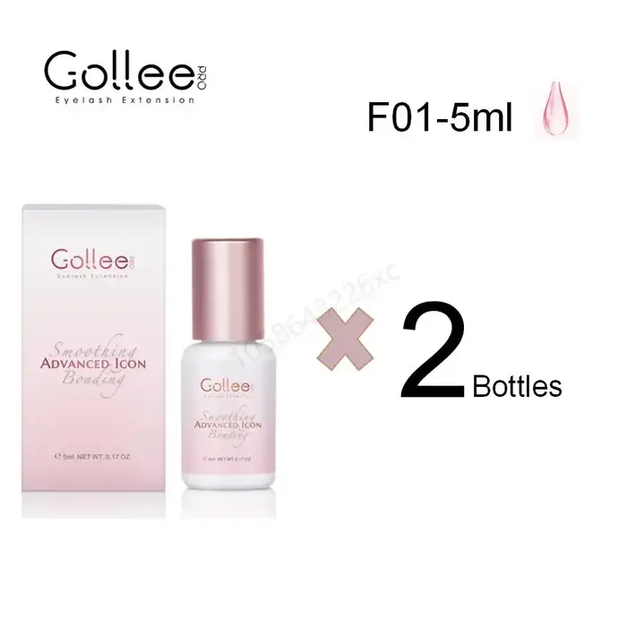 Gollee colle transparente pour extensions de cils pour couleur ou noir adhésif pour faux