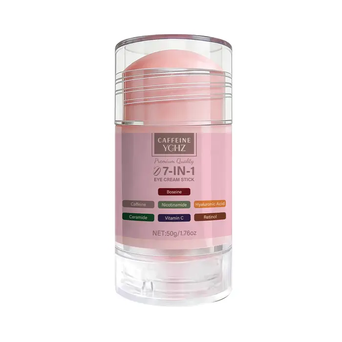Stick Crème Contour des Yeux Hydratant et Raffermissant Intense 7-en-1 à la Caféine 50g, Contient de