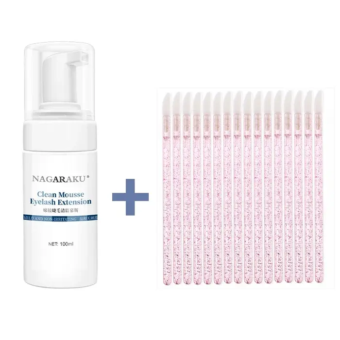 NAGARAKU Extension de cils Mousse nettoyante Shampooing