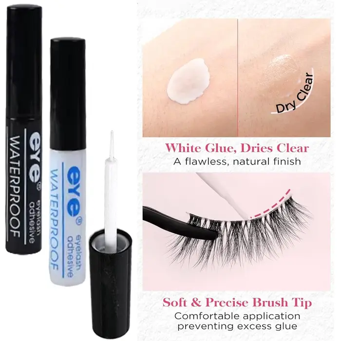 Colle pour faux cils, imperméable