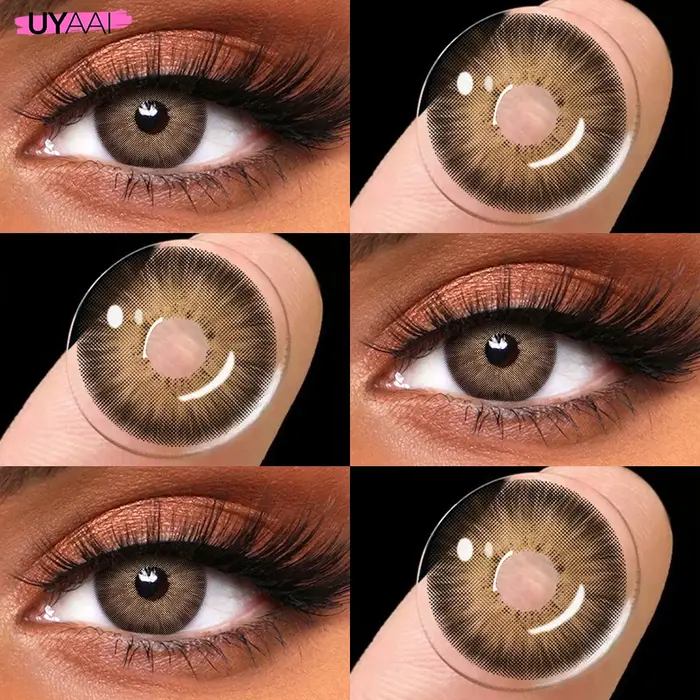 UYAAI Lentilles Naturelles Marron