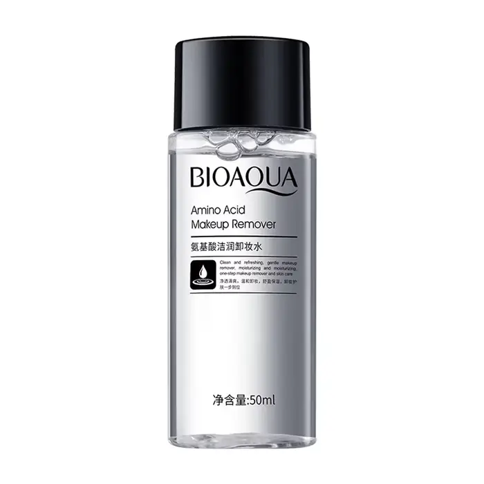 Démaquillant 50ML, liquide nettoyant pour le visage, facile à utiliser, eau, lèvres, yeux, soins de 
