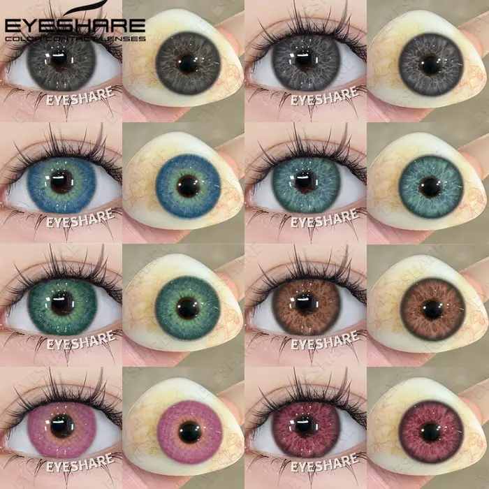 EYESHARE 1 paire de nouvelles lentilles de Contact colorées pour les yeux bleu beauté élèves