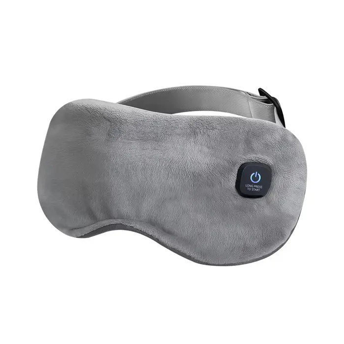 Masque oculaire chauffant sans fil avec massage par vibration électrique, pour soulager la fatigue o
