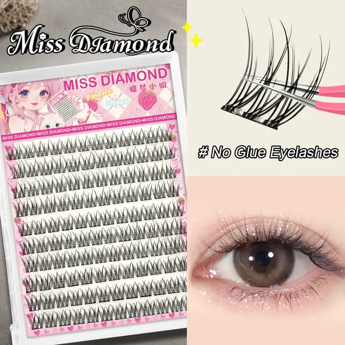 Ensemble de faux cils faciles à coller