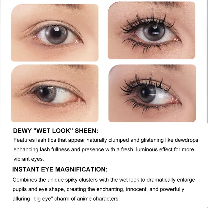 Cils effet mouillé Manga