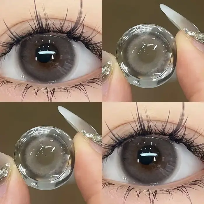 KSSEYE 2 pièces nouvelles lentilles de Contact de couleur bleue gris changer