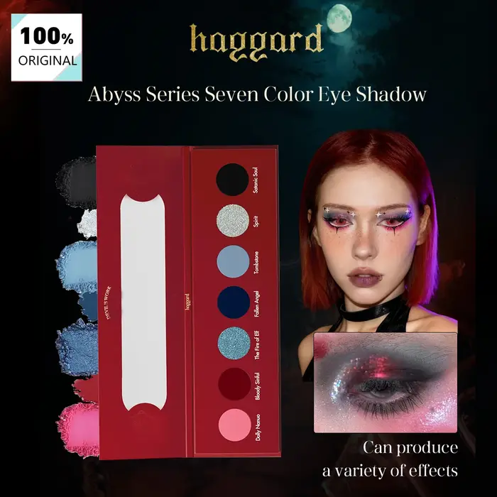 Série Haggard Abyss, fard à paupières sept couleurs DAUGHTER OF SATAN