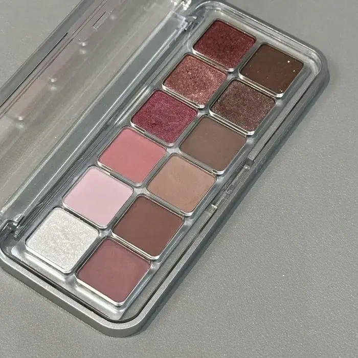 Palette de fards à paupières 12 couleurs
