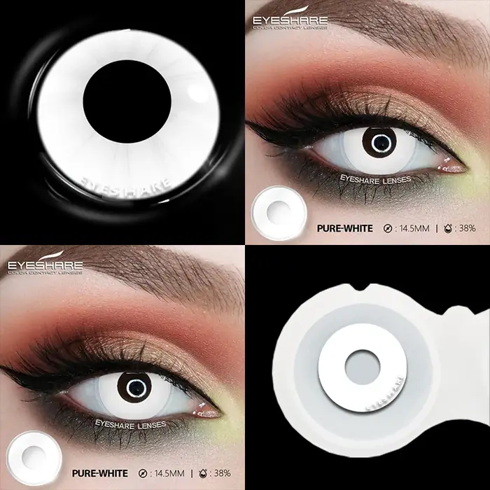 EYESHARE 1 paire de lentilles de Contact de couleur Cosplay pour les yeux