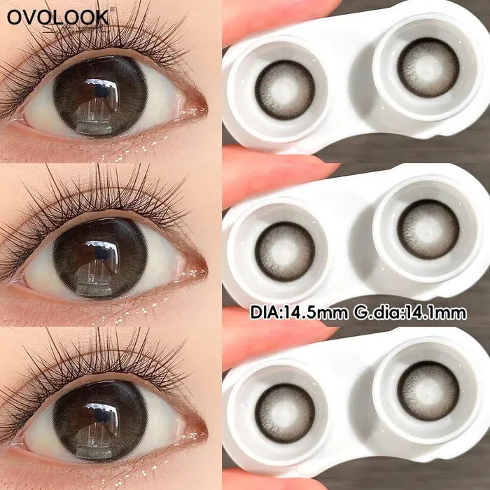 Lentilles de contact colorées OVOLOOK Native Iris Brown 14