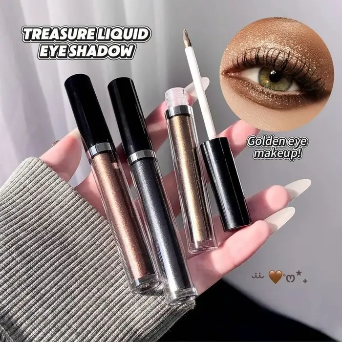 Fard à paupières liquide nacré 6 couleurs