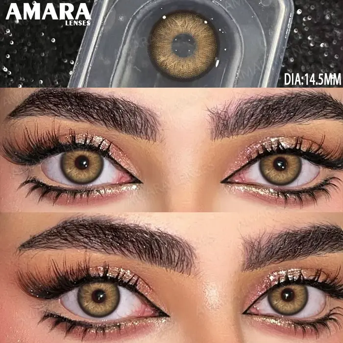 Lentilles de contact AMARA Norvège bleues