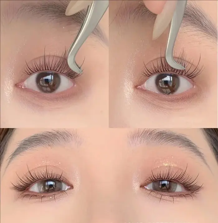 MIAOJIE tournesol faux cils noir naturel Manga