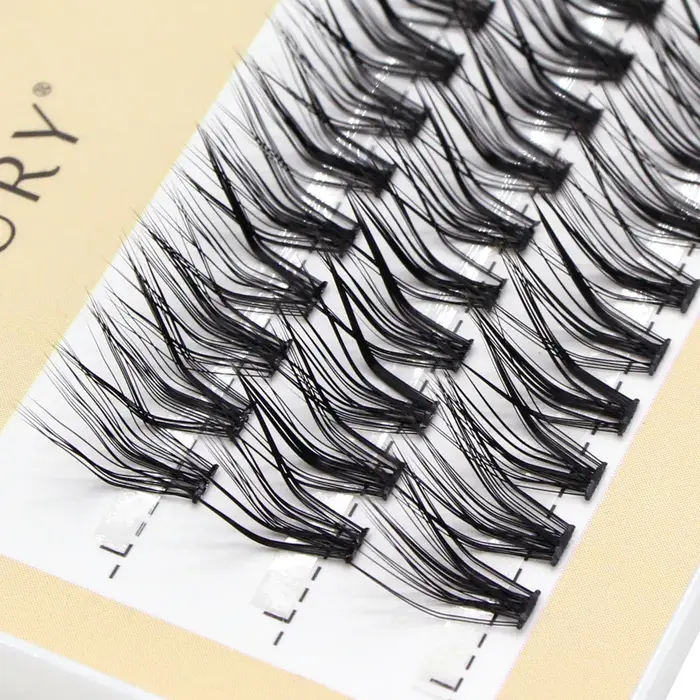 LASHURY 60 pièces L curl Foxy Eyes chat Look vison cils moelleux naturel faux
