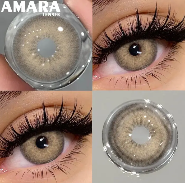 AMARA 1 Paire de Lentilles de Contact Colorées pour les Yeux