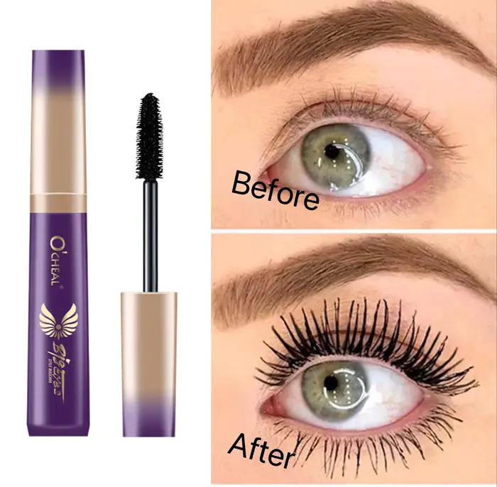 Mascara allongeant les cils, imperméable, longue durée, soyeux, Extension de cils noirs, maquillage,