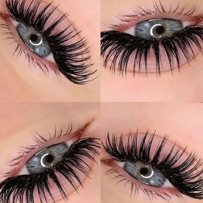 Faux cils cosplay féminins, maquillage coréen, nouveau style, pointes de support, cils 3D, cils mang