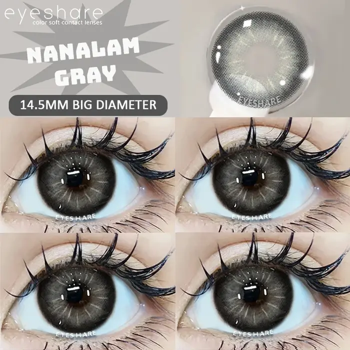 Lentilles noires de grand diamètre