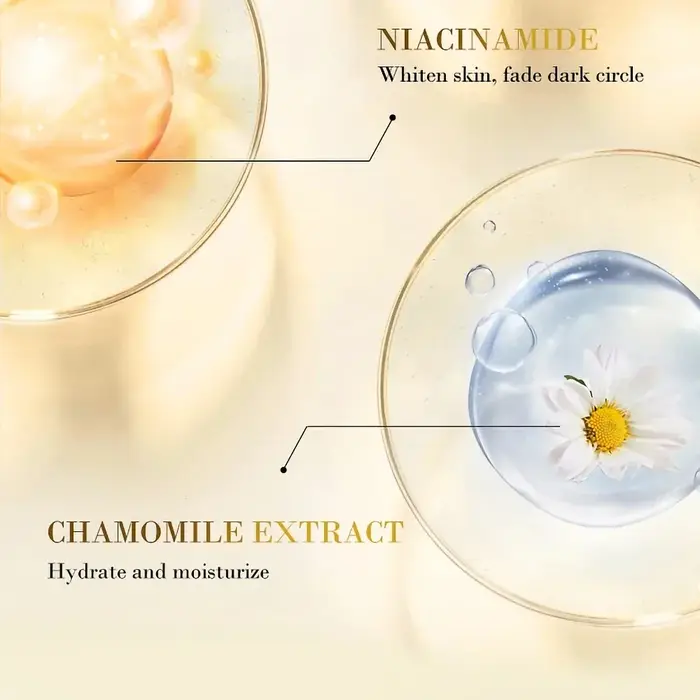 Masque pour les yeux réparateur à l'acide hyaluronique doré