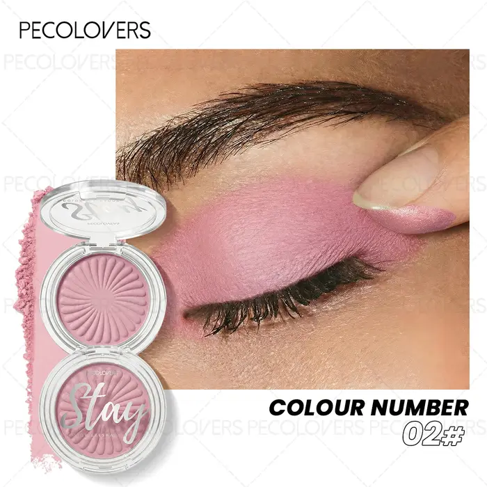 Palette de fards à paupières à triple texture (mat, nacré et pailleté), imperméable, pour créer un m