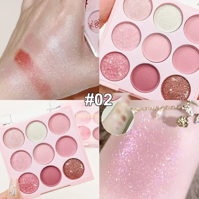 Palette de fards à paupières crème glacée