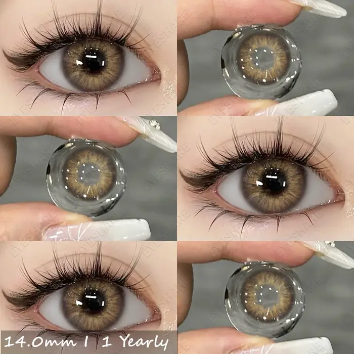 EYESHARE 1 paire de lentilles de contact de couleur naturelle pour les yeux