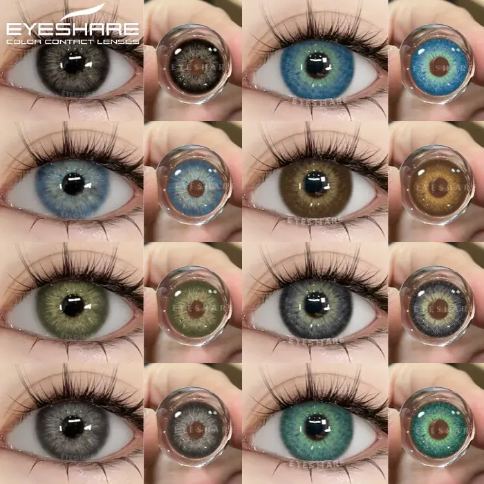 EYESHARE 2 pièces lentilles de contact colorées pour les yeux