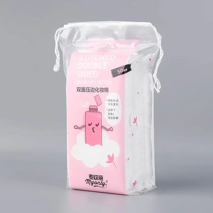 Tampon de coton jetable de haute qualité, démaquillant cosmétique, tampons de coton pour le nettoyag
