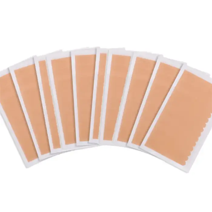 10 feuilles greffées faux cils levage paupière bande Non-tissé sourcil Protection