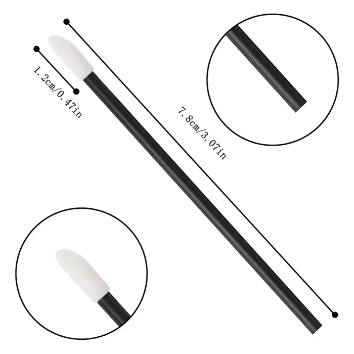 wholesale 50/100 pièces brosse à cils jetable applicateur de Mascara baguette yeux lèvres cosmétique