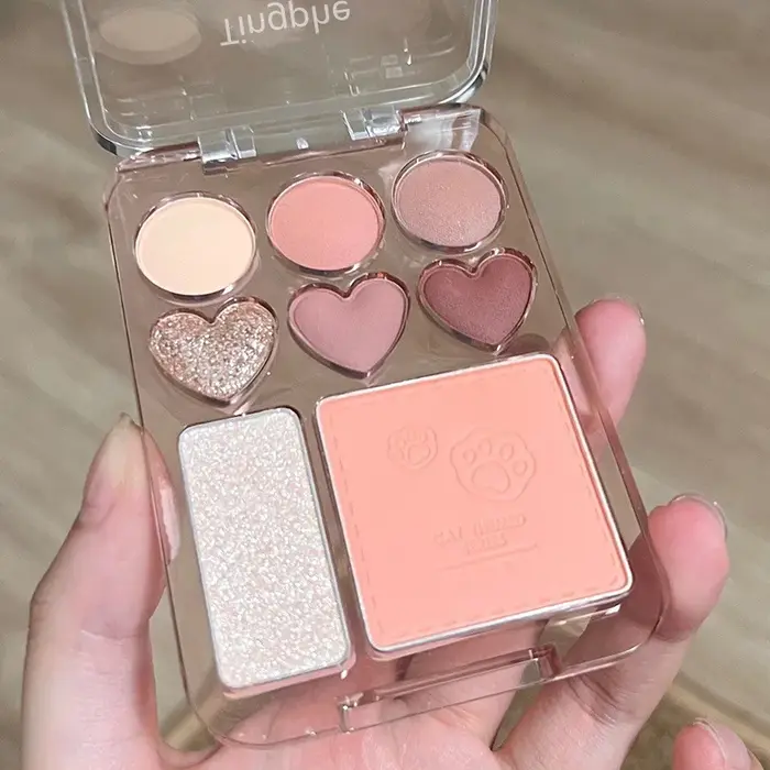 Palette de fards à paupières rose Orange
