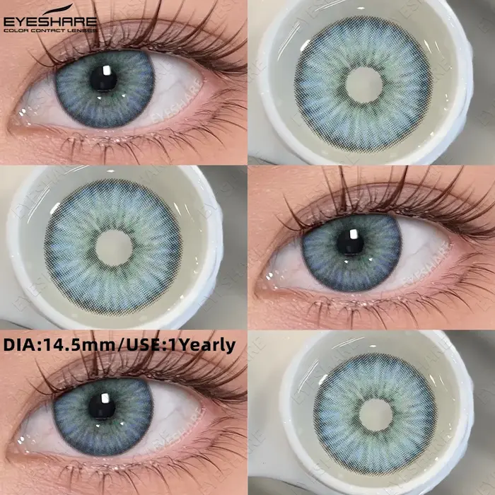 EYESHARE 2 pièces lentilles de contact de couleur pour les yeux contatos
