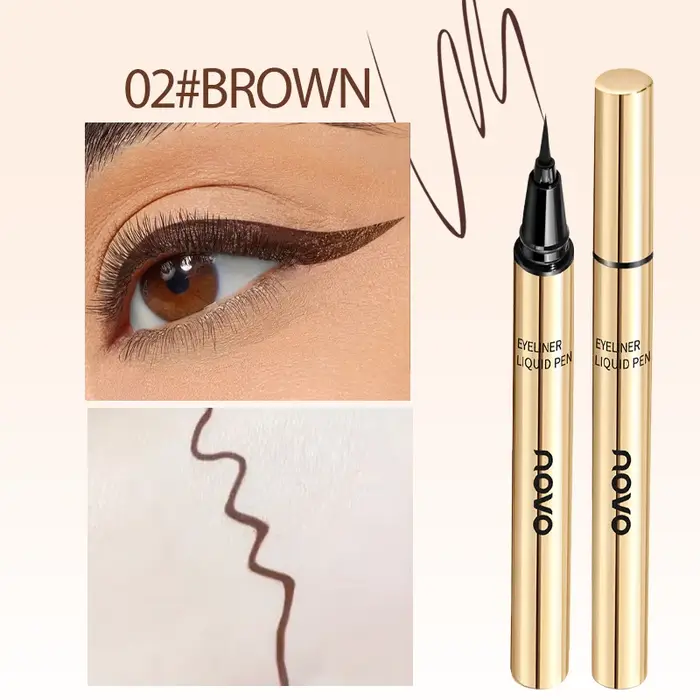Stylo Eyeliner liquide à pointe en feutre Ultra-fin