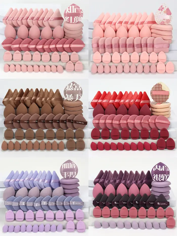 10/20/40/50/60 pièces de tampons démaquillants pour bandage utilisent un démaquillant et une poudre pour couvrir les