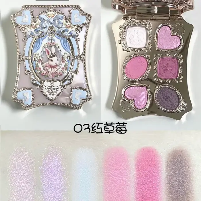 Flower Knows SWEETIE BEAR Palette de maquillage pour les yeux hautement pigmentée ombres à paupières longue durée finiti