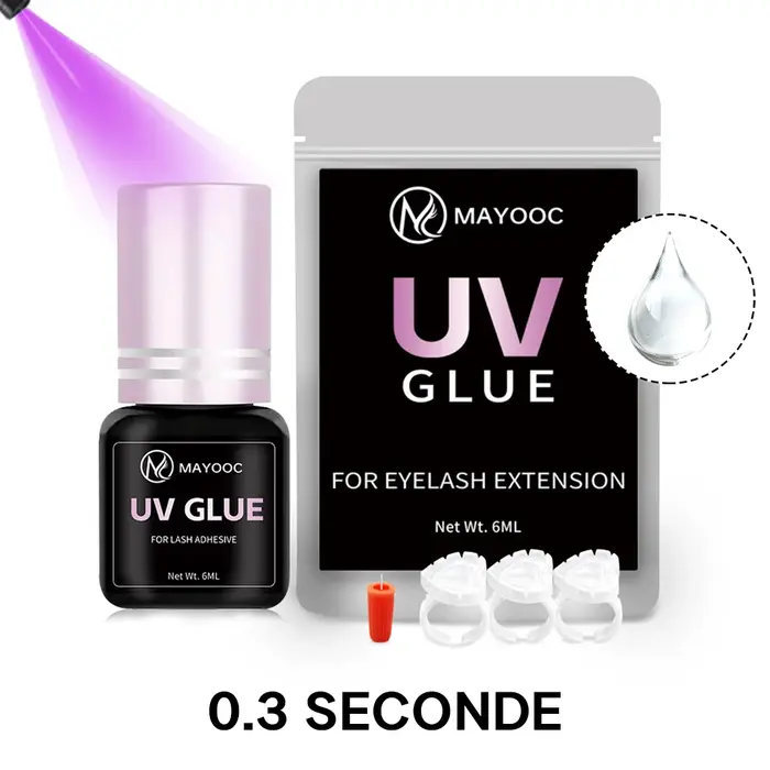 MAYOOC UV colle à cils adhésive Extensions