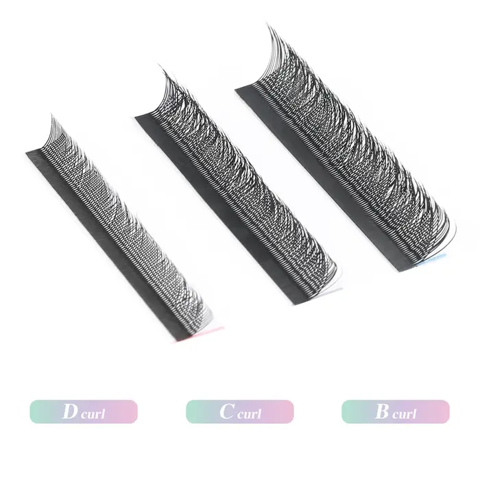 Extension de cils individuels en forme de yy