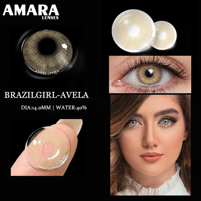 Lentilles de Contact Naturelles Souples pour Bol