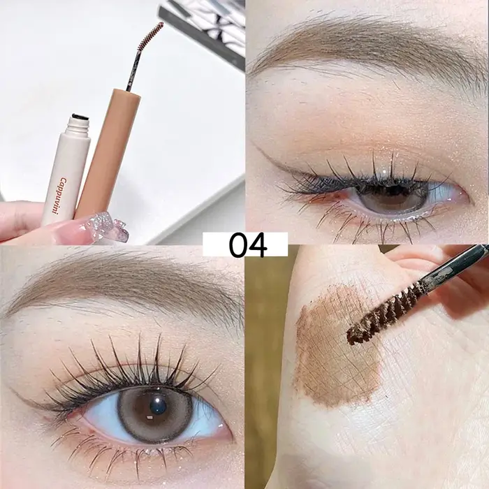 Mascara teinté pour sourcils imperméable en 5 couleurs