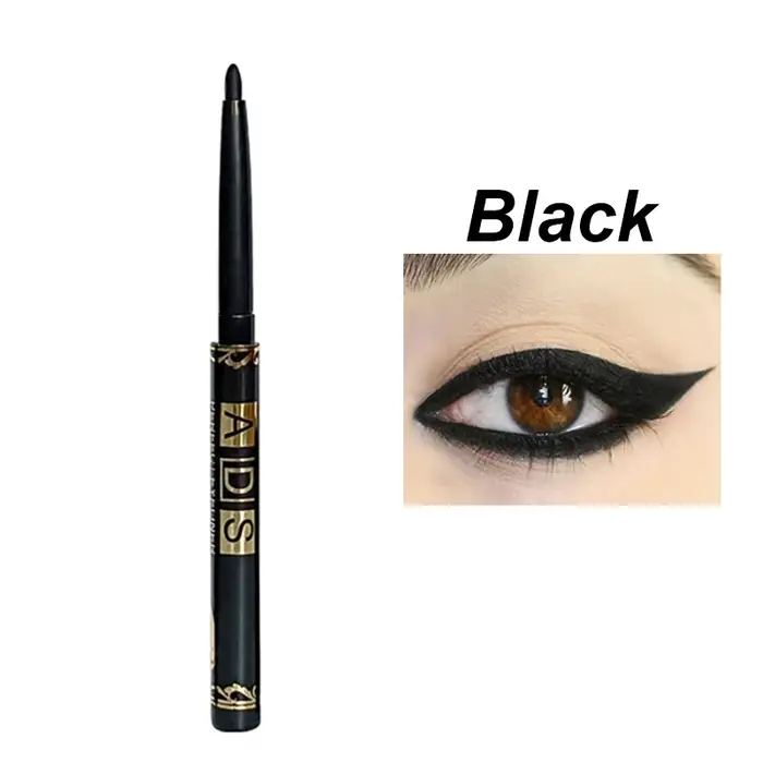 Crayons Eyeliner Noir et Marron 1/5/12 pièces – Longue Tenue, Imperméables, Anti-Bavures, Applicatio