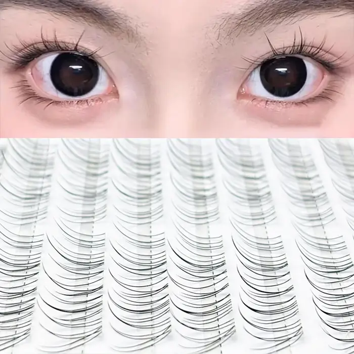 Faux cils naturels sans colle