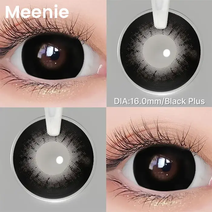 Lentilles de contact Meenie 16mm Big Eye noires