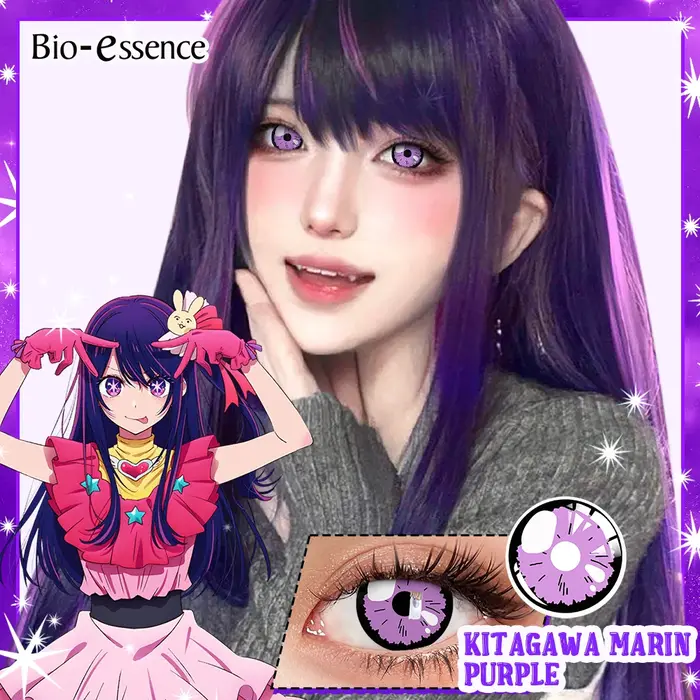 Bio-essence Oshi No Ko Cosplay lentilles de Contact pour les yeux