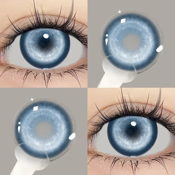 JeweLens couleur bleue Contact coréen grands yeux lentille Cosplay Contacts nouvelle arrivée maquill