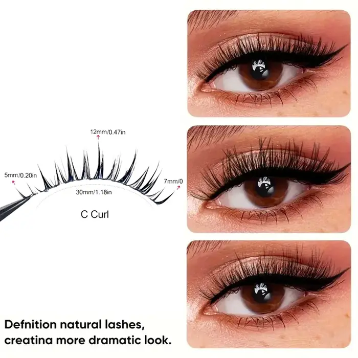 Faux cils 3D DIY Segment – Sans colle