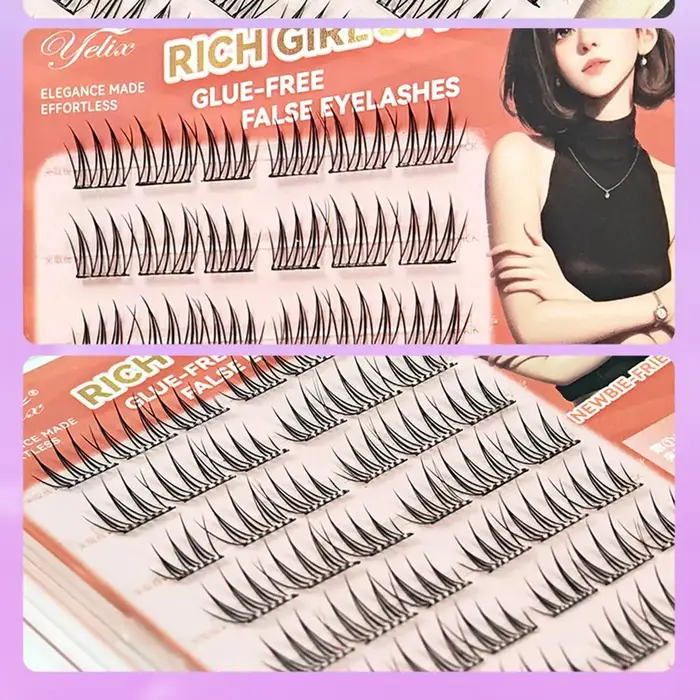 Faux cils coréens sans colle