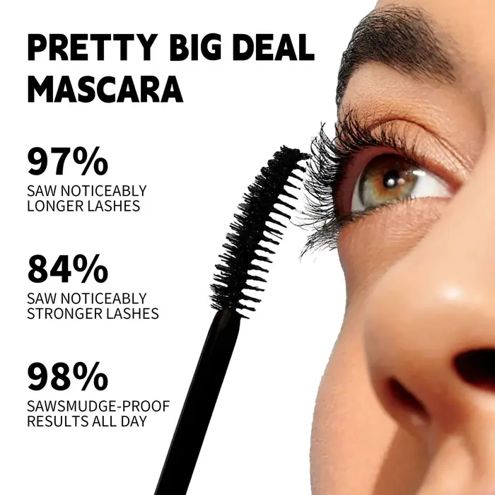 Mascara coloré cils bleu rose vert
